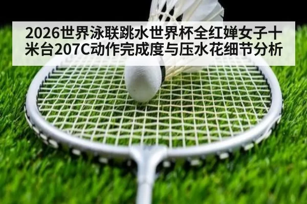 2026世界泳联跳水世界杯全红婵女子十米台207C动作完成度与压水花细节分析